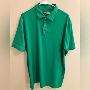 Callaway Emerald Green Men's Golf Polo - LARGE